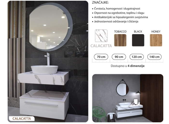 Aria Compact Calacatta 90 cm Aria Compact Calacatta 90 cm